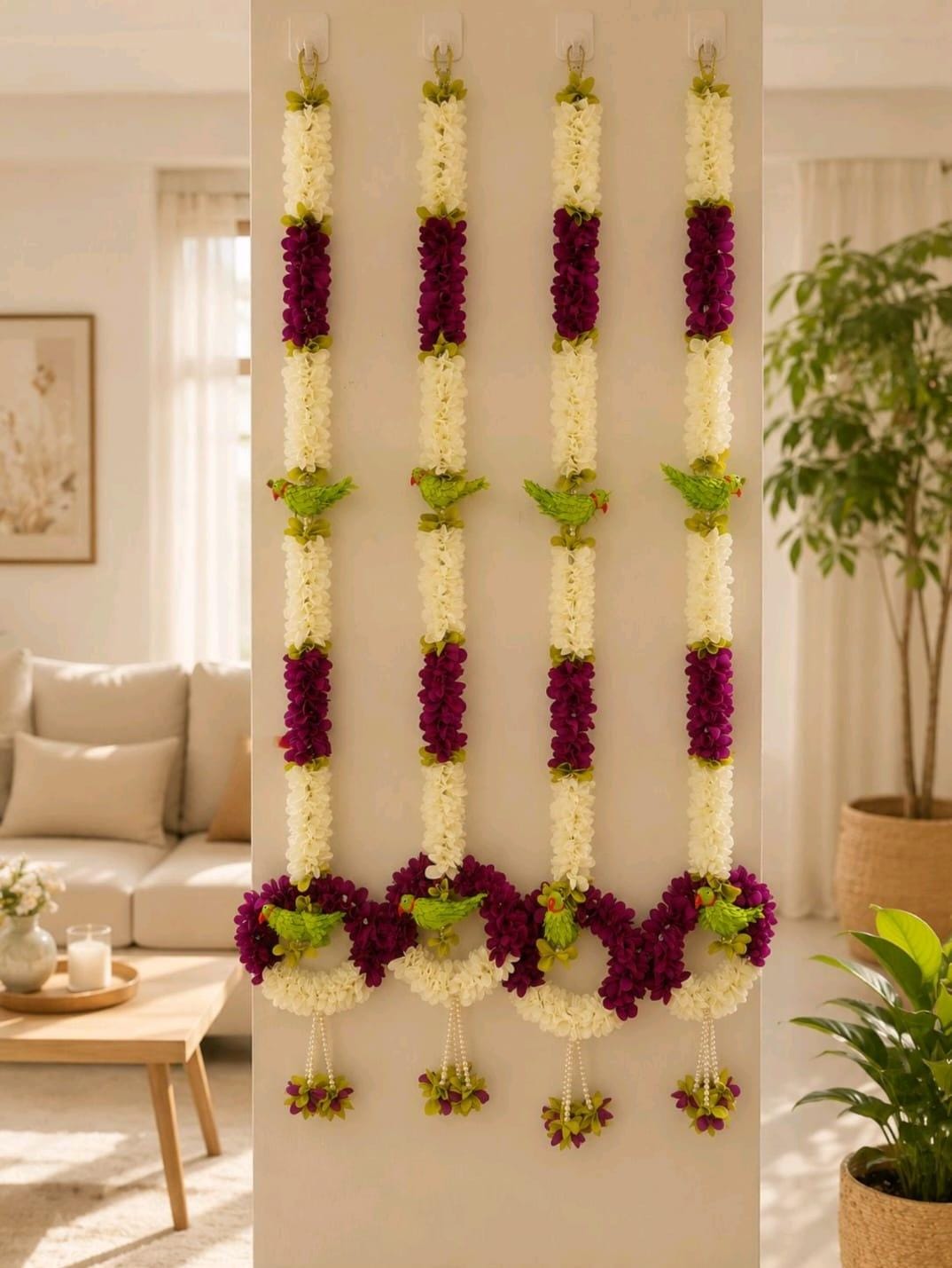 FLOWER HANGING DECORATION 3FT