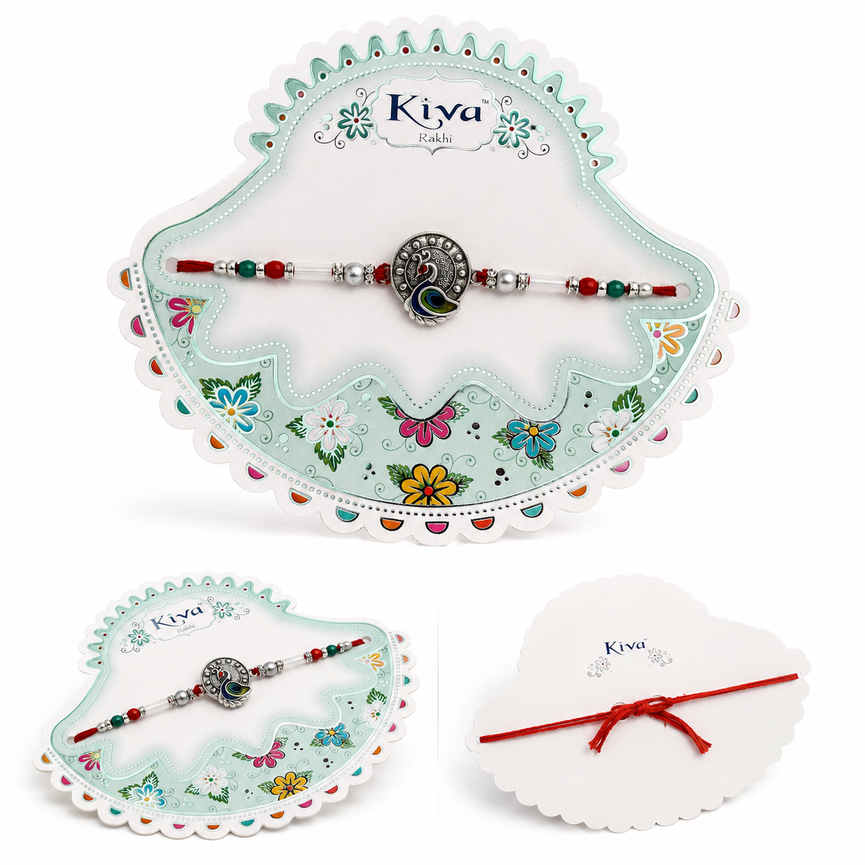 Premium Peacock Design Rakhi for Brother 