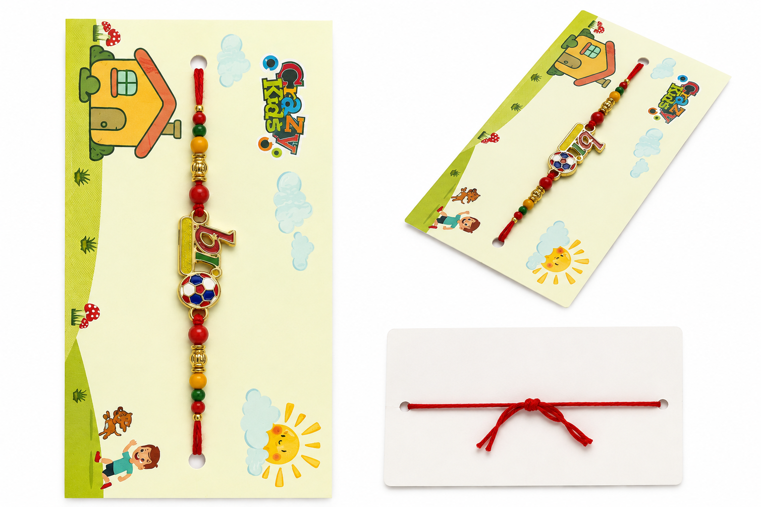 Crazy Kids Football Designer Rakhi for Kids