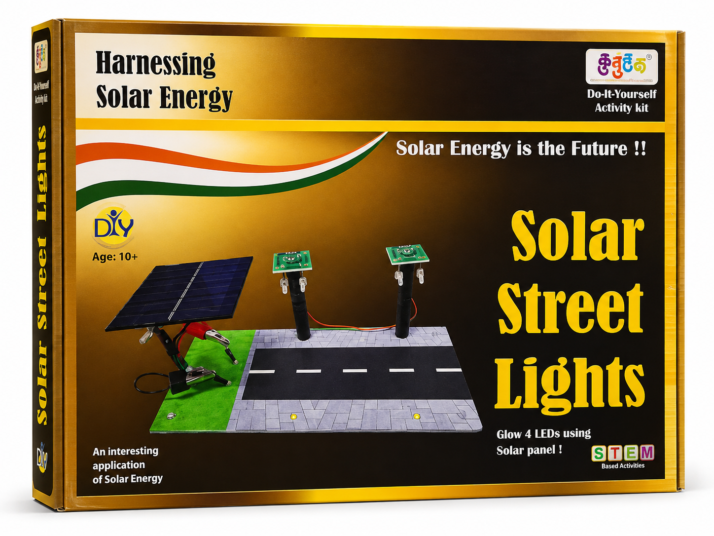 Solar Street Lights STEM Science Kit | Solar Energy Educational Project | Renewable Energy Experiment Kit for Students