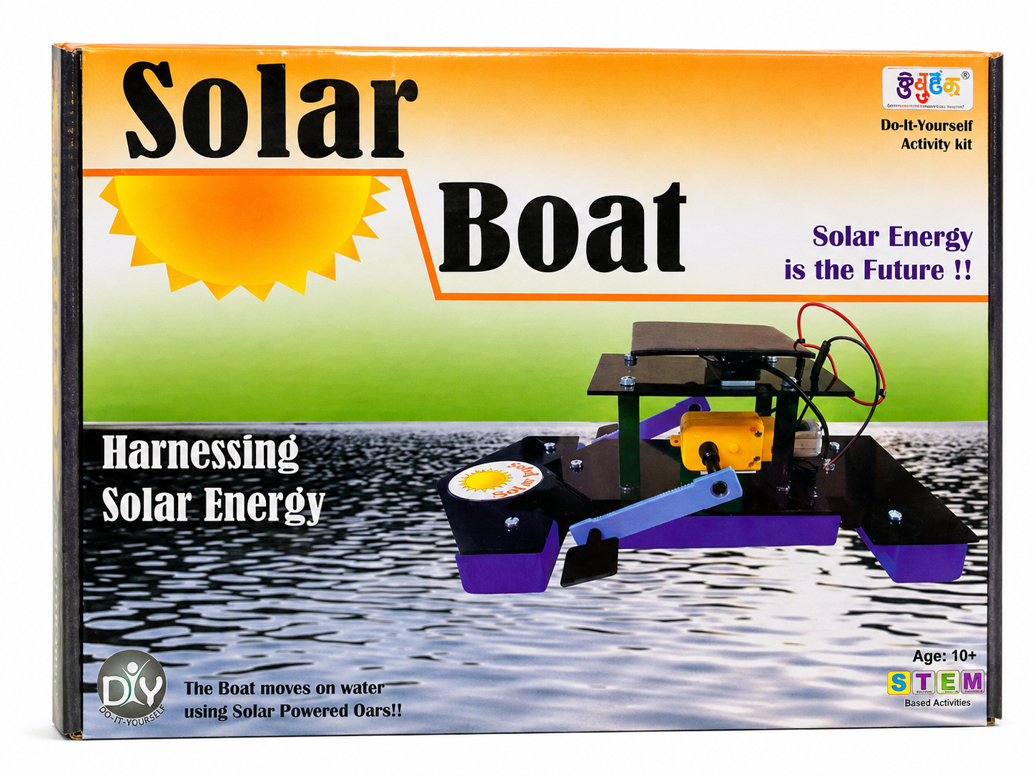 Solar Boat STEM Science Kit | Solar Energy Educational Project | Renewable Energy Experiment Kit for Students