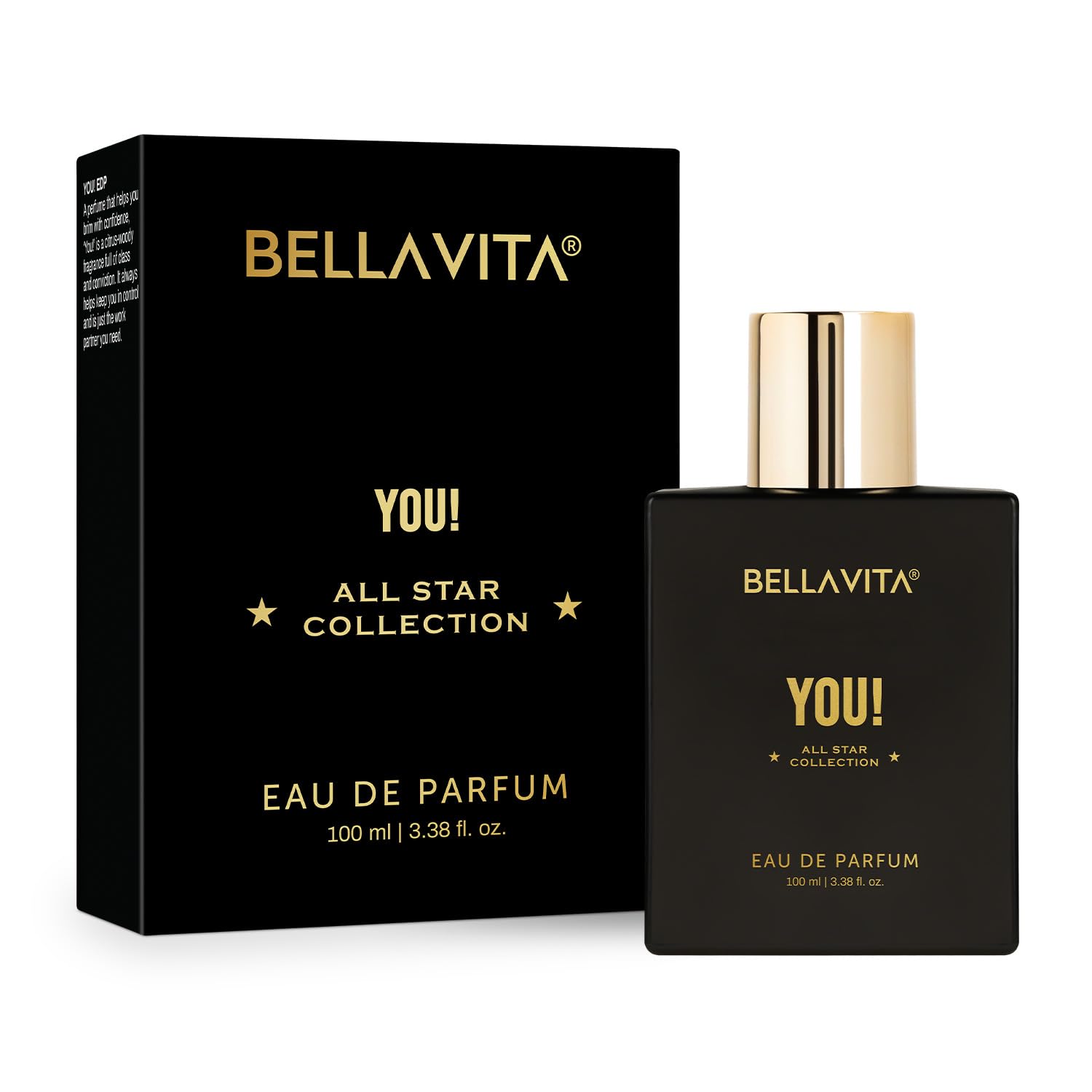 BELLAVITA You EDP | Perfume for Man | Long Lasting | 100ml | Lavender & Bergamot Scent | Premium Perfume for Men