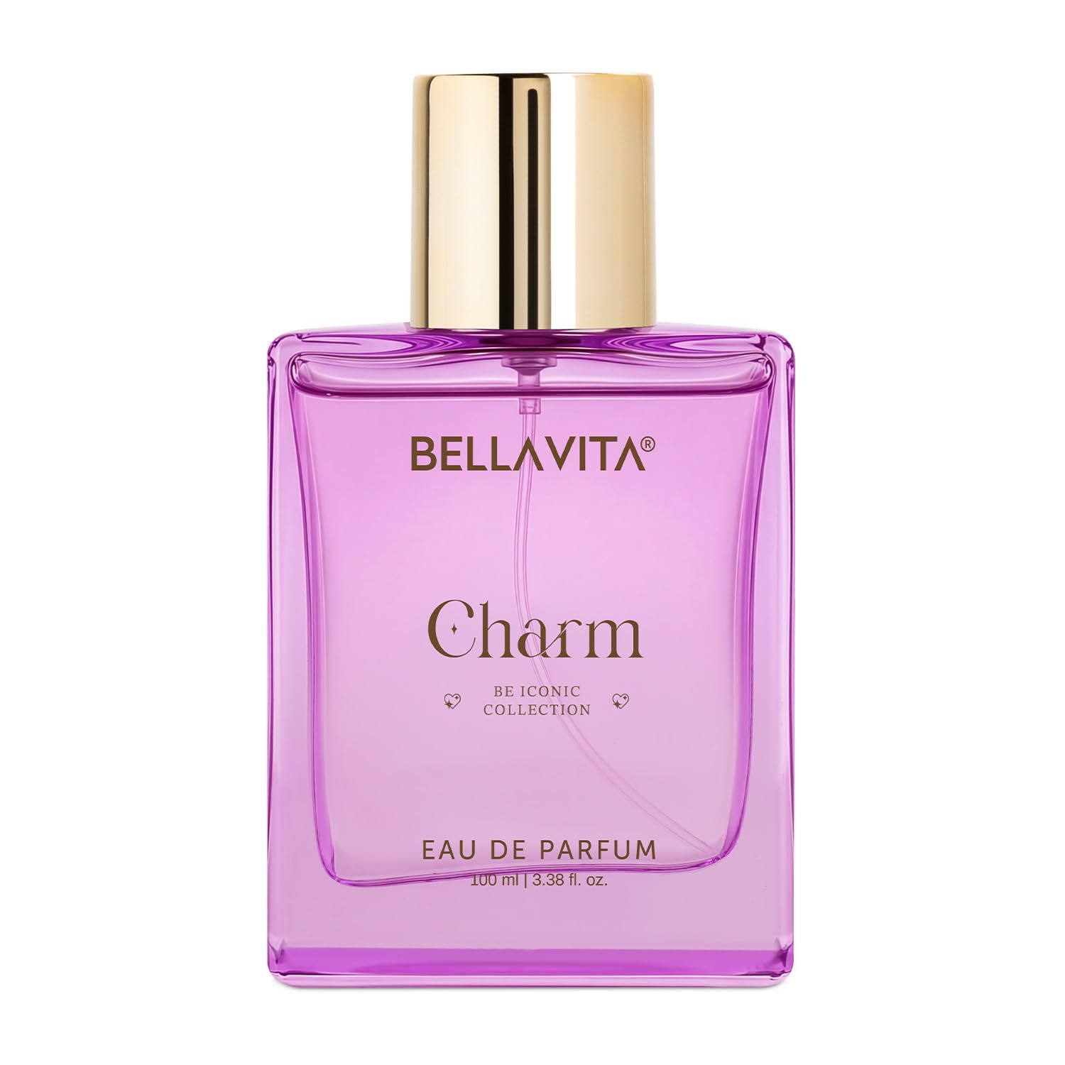 BELLAVITA Charm EDP | Perfume for Woman | Long Lasting | 100ml | Fruity & Floral Scent | Premium Perfume for Women
