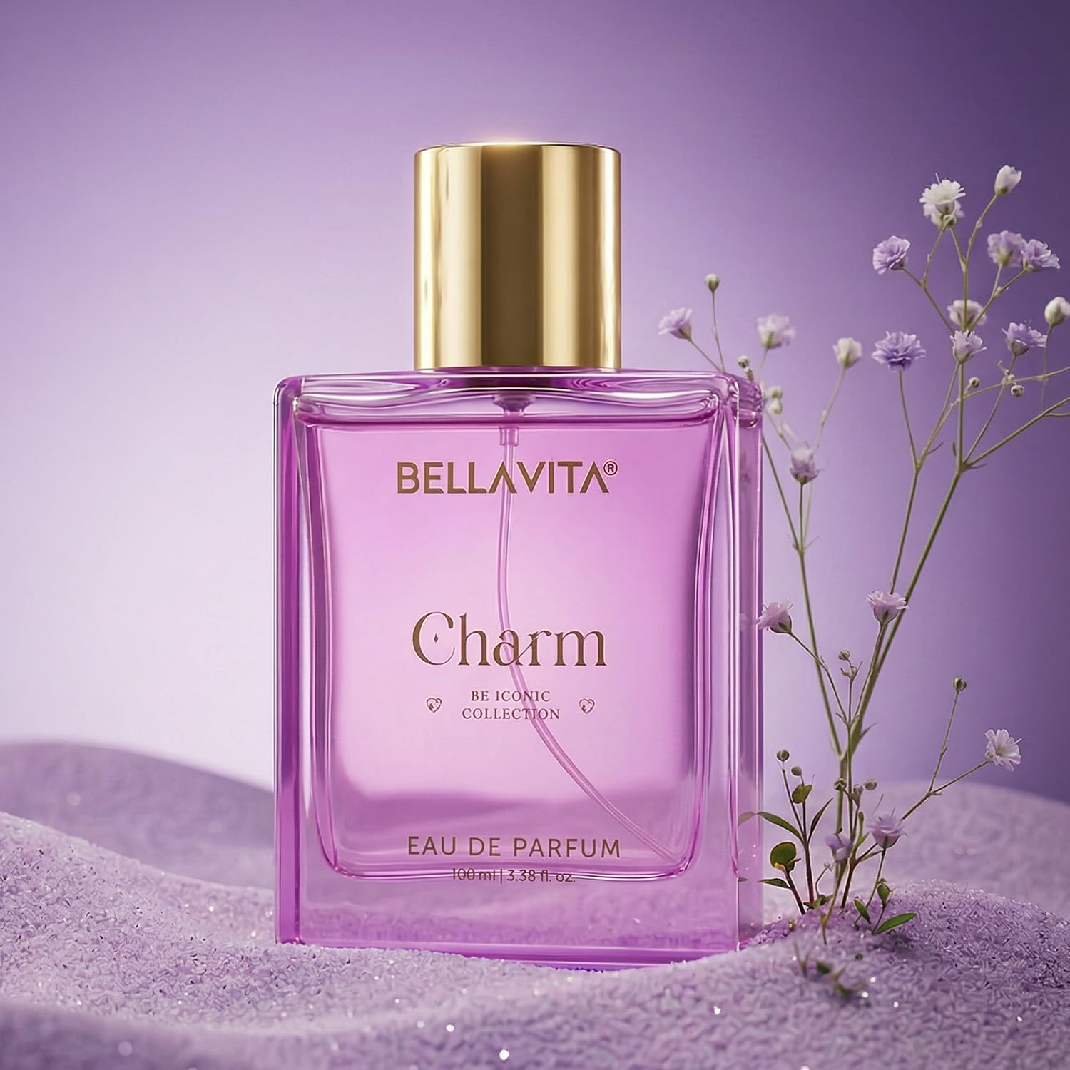 BELLAVITA Charm EDP | Perfume for Woman | Long Lasting | 100ml | Fruity & Floral Scent | Premium Perfume for Women