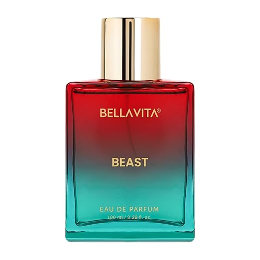 BELLAVITA Beast | Long Lasting EDP | 100ml | Perfume for Man and Woman | Raspberry, Patchouli and Rose | Premium Fragrance for Men and Women