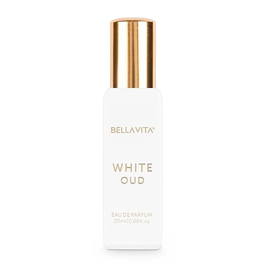 Bella Vita Luxury White Oud | Long Lasting Unisex EDP 20ml | with Orange, Patchouli, Musk | Oud & Fruity Premium Fragrance Perfume for Unisex | Great for Everyday Use