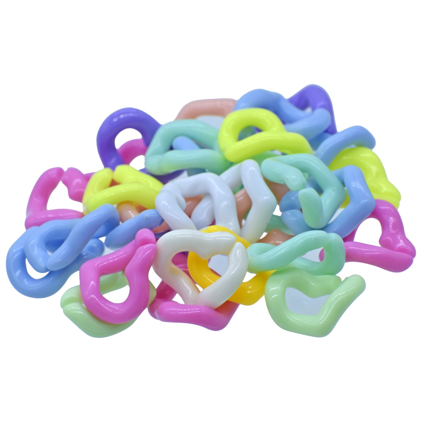 Jags DIY Plastic Chain Basic Pattern 25Gsm Heart JDPC20