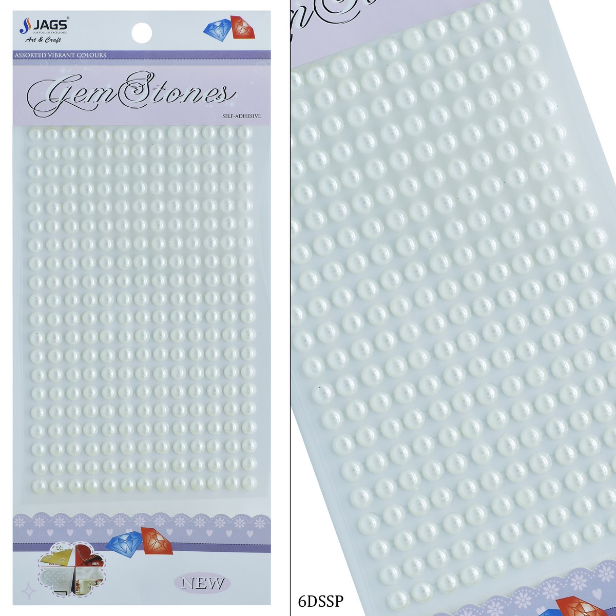 Sticker Pearl 6MM 6DSSP