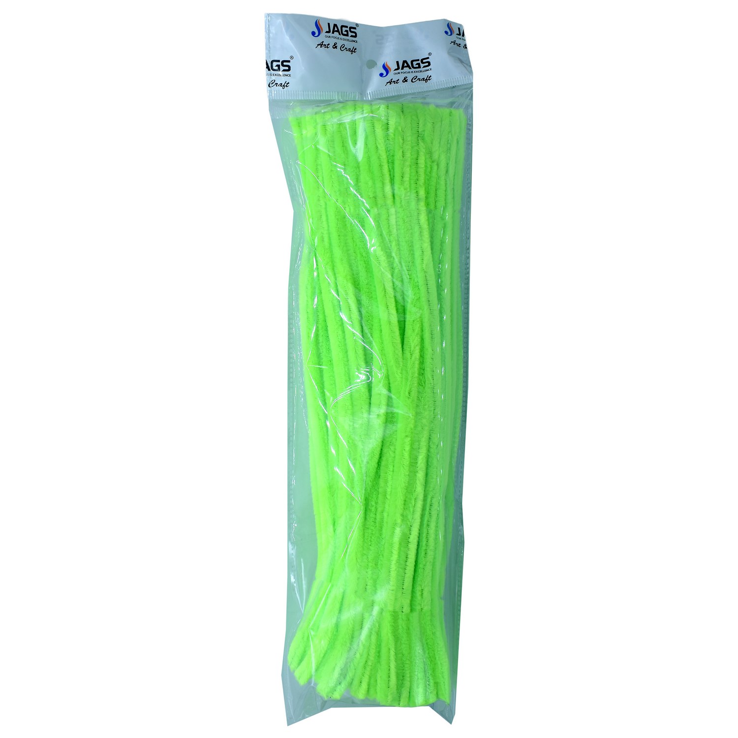 Jags Pipe Cleaner 100pcs 10MM A13 Flouresent Green FSMT-A13