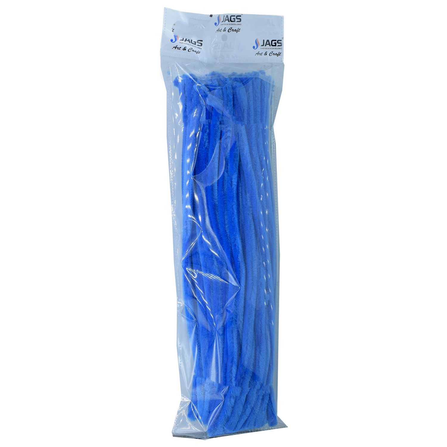 Jags Pipe Cleaner 100pcs 10MM A26 Azure Blue FSMT-A26