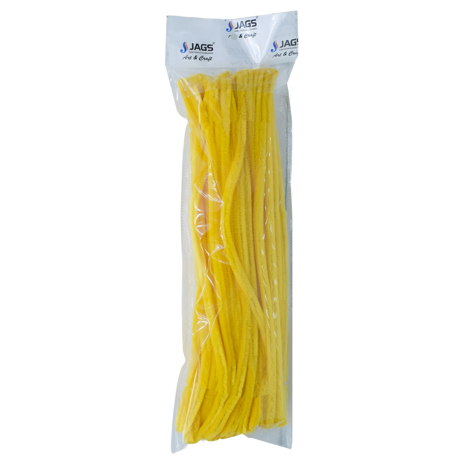  Jags Pipe Cleaner 100pcs 10MM A55 Yellow FSMT-A55