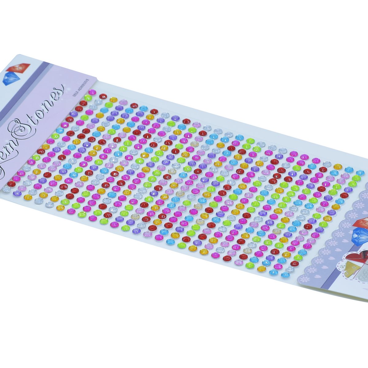 Sticker Diamond Multi Colour 4DSSMC-M