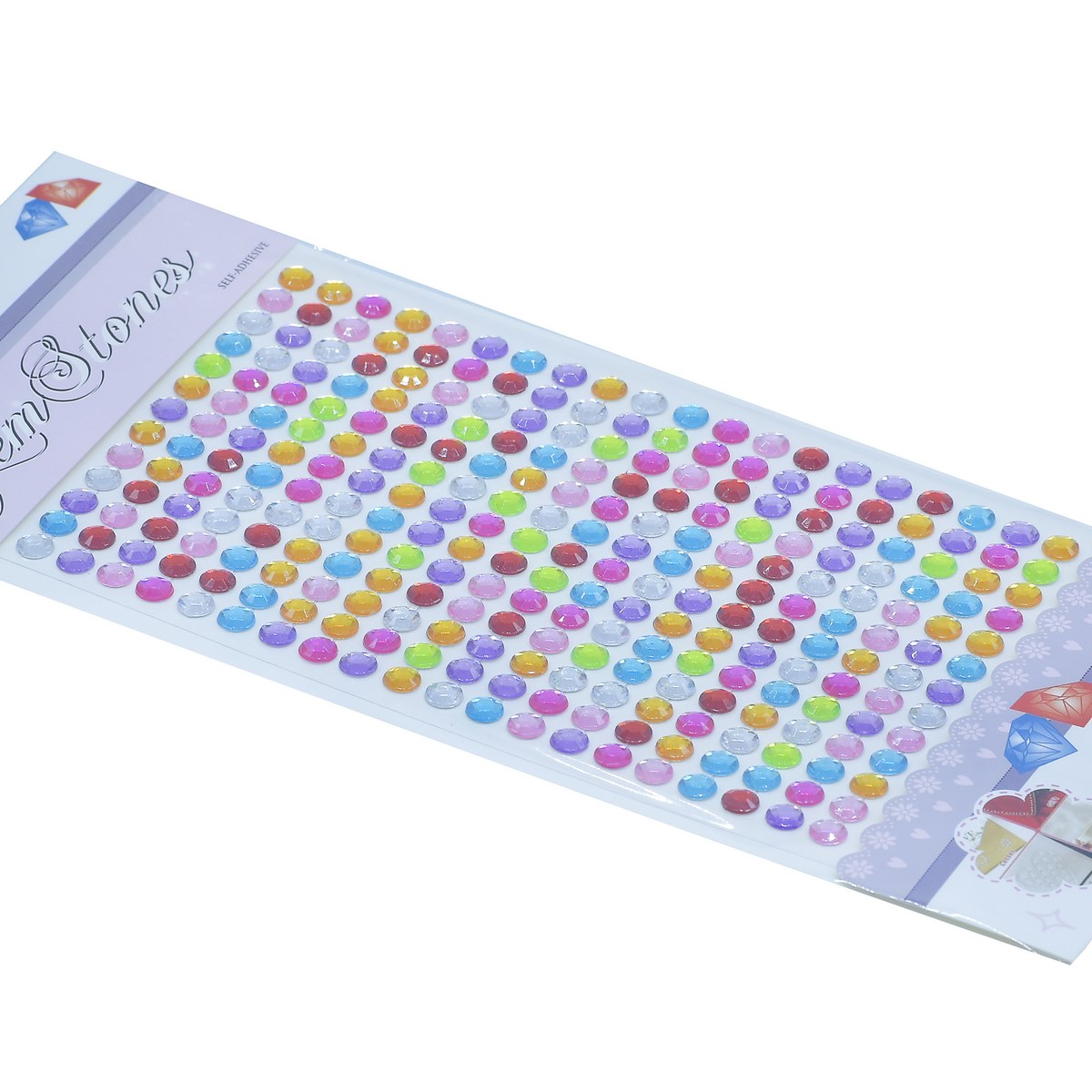 Sticker Diamond Multi Colour 6DSSMC-M