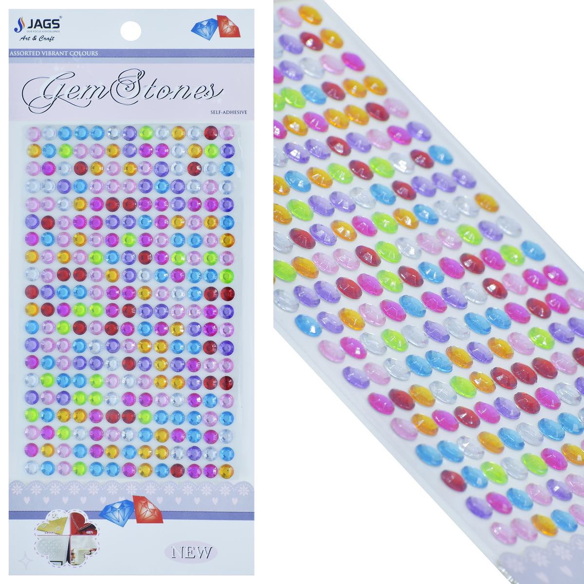 Sticker Diamond Multi Colour 6DSSMC-M