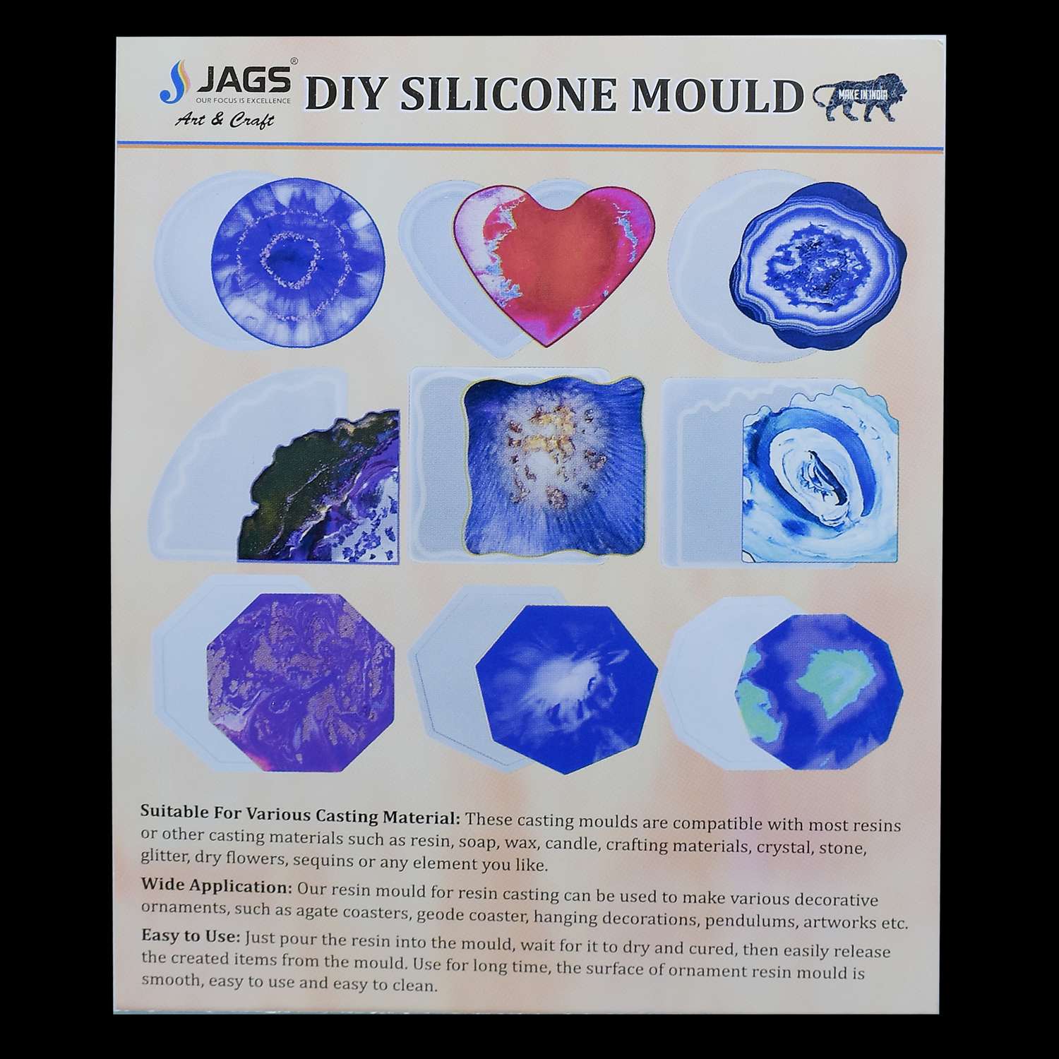 Silicone Mould Rakhi Set Of 5 Pics SMRS00