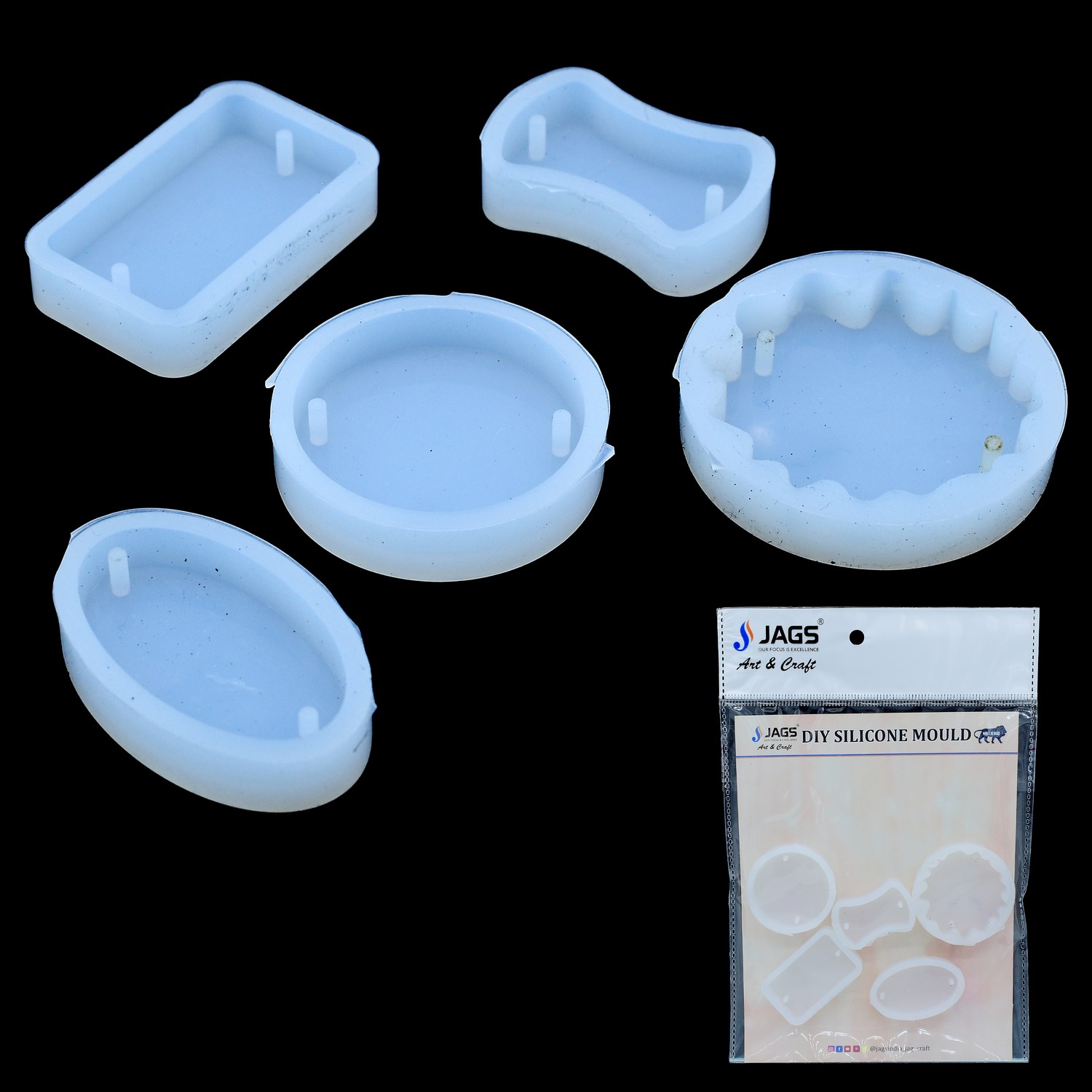 Silicone Mould Rakhi Set Of 5 Pics SMRS00