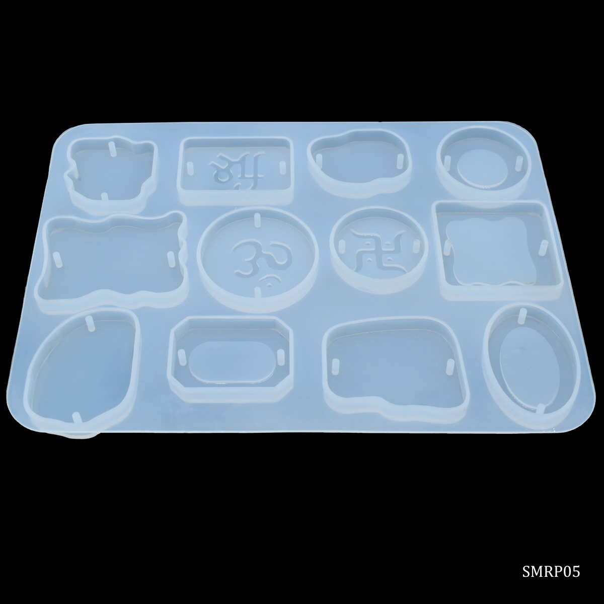 Silicone Mould Rakhi Bracelet Om Sri Swastik SMRP05