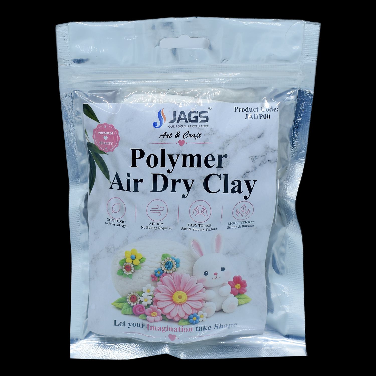 Jags Air Dry Polymer Clay 200Gram JADP00
