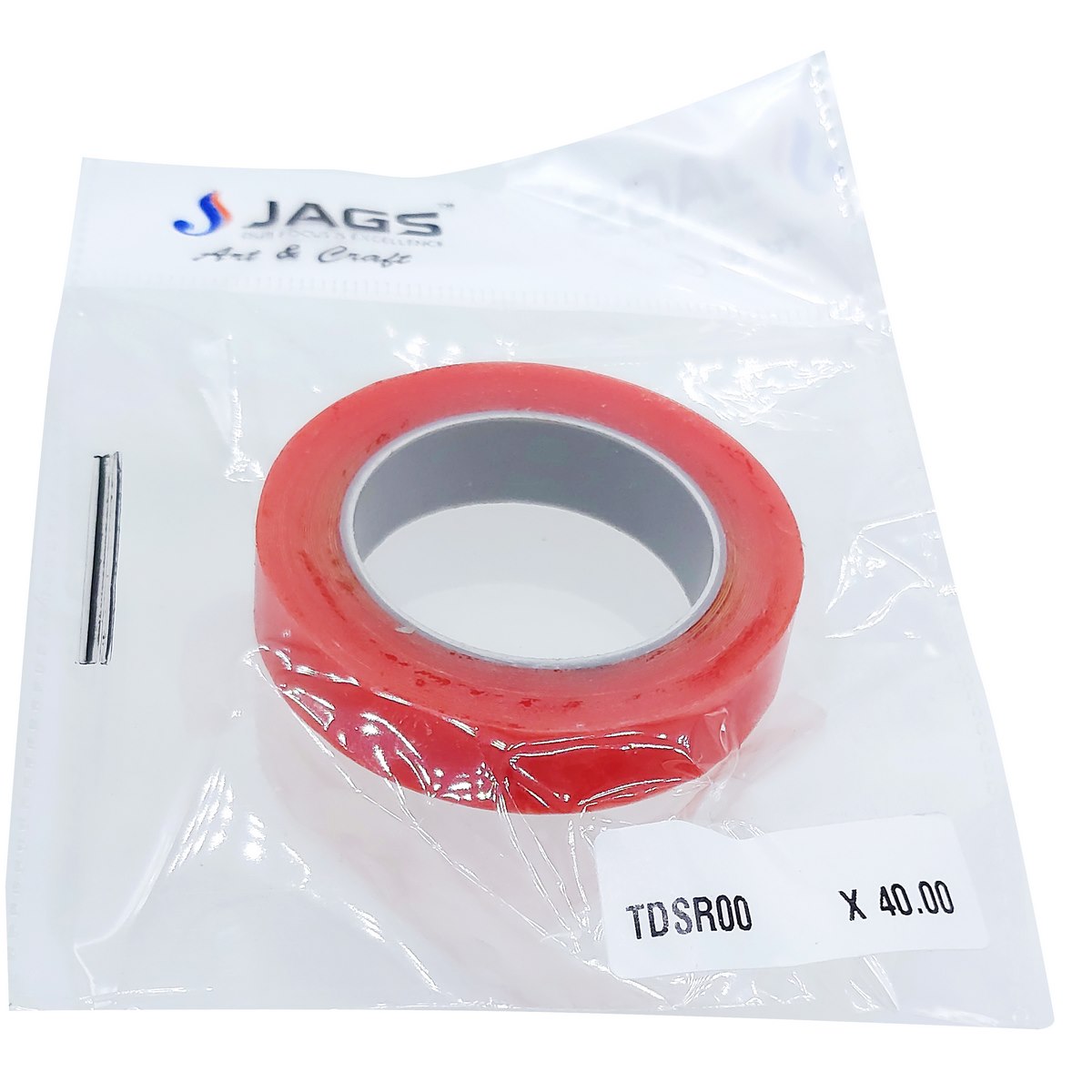 Tape Double Sided Red 5Mtr 12mm TDSR00