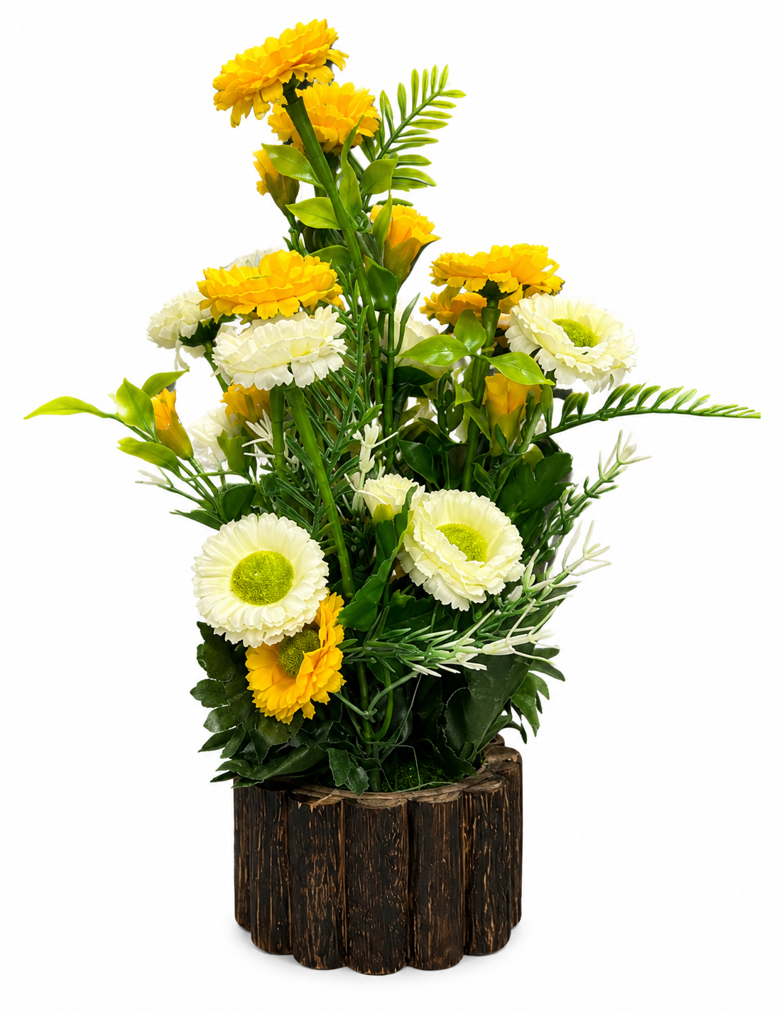 Artificial Mixed Flower Bouquet with Decorative Pot