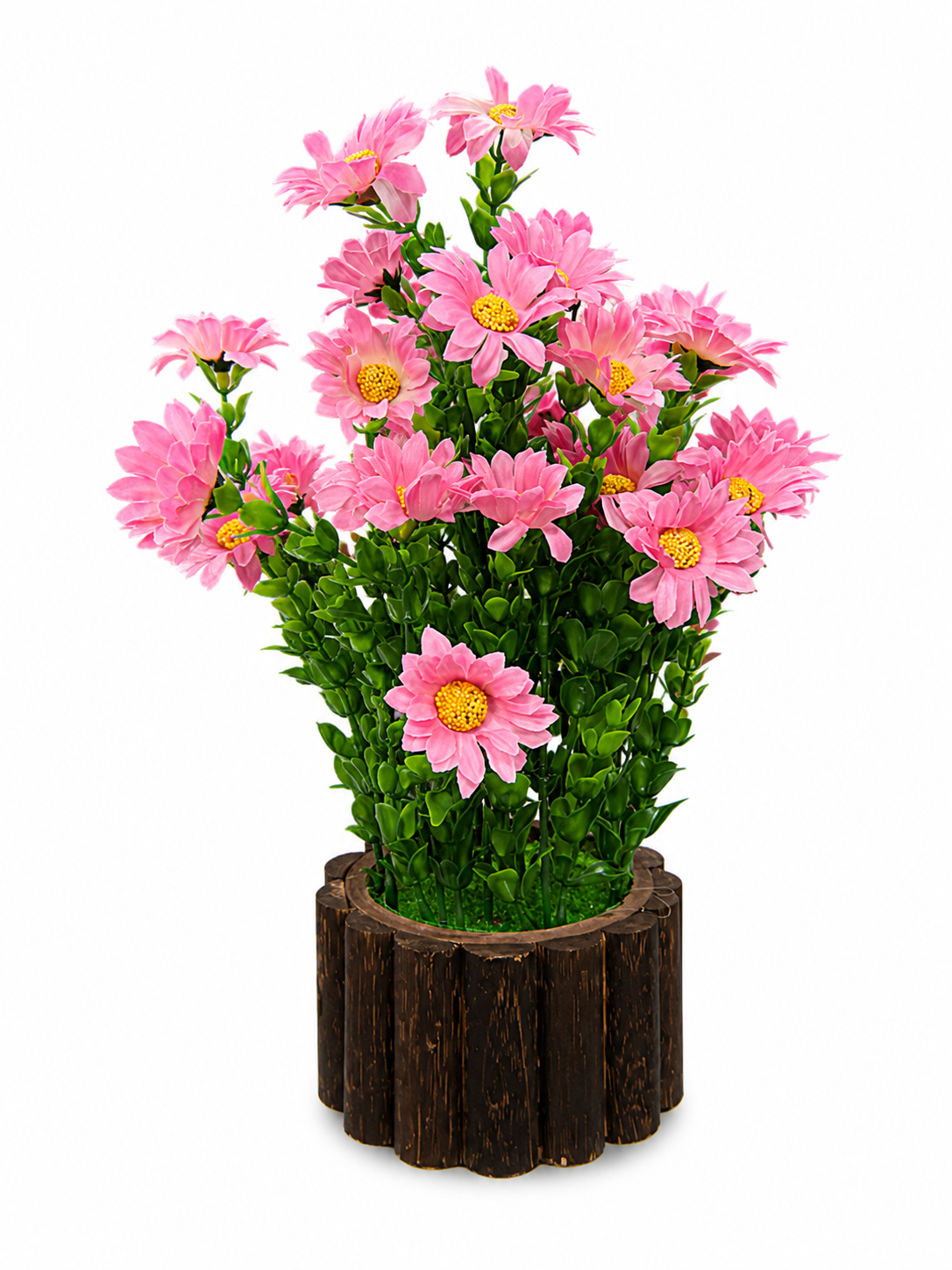 Artificial Daisy Flower Plant with Decorative Pot