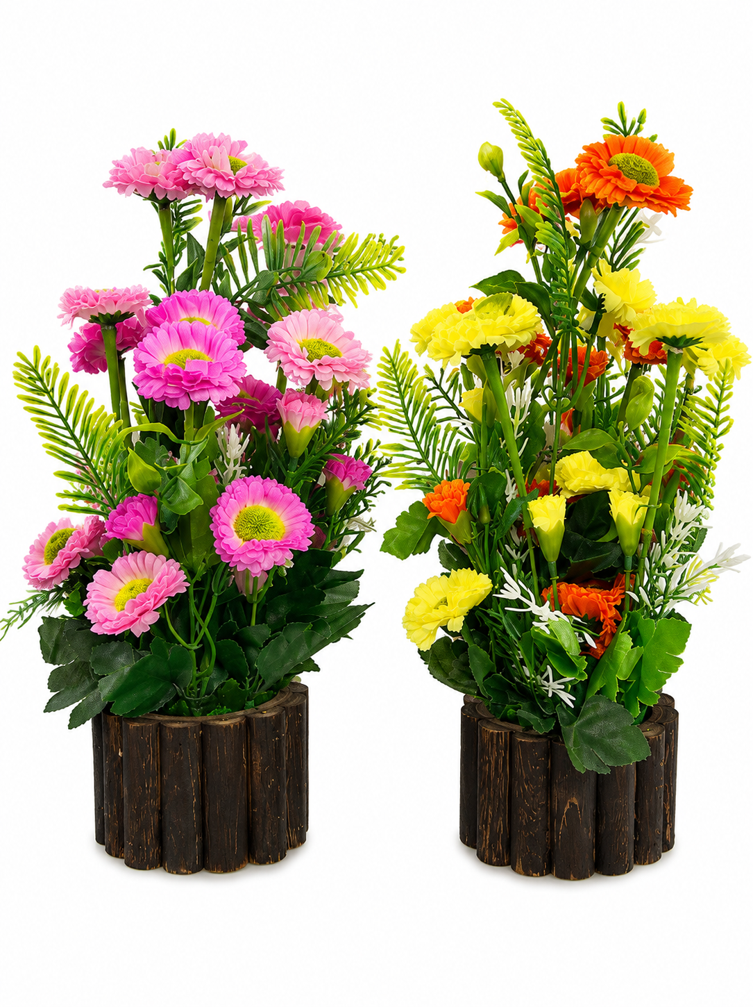 Artificial Gerbera Flower Plant with Decorative Pot