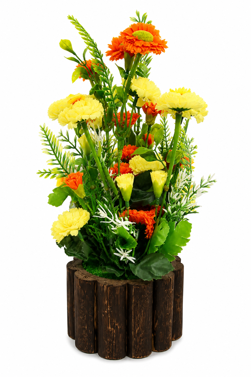 Artificial Gerbera Flower Plant with Decorative Pot