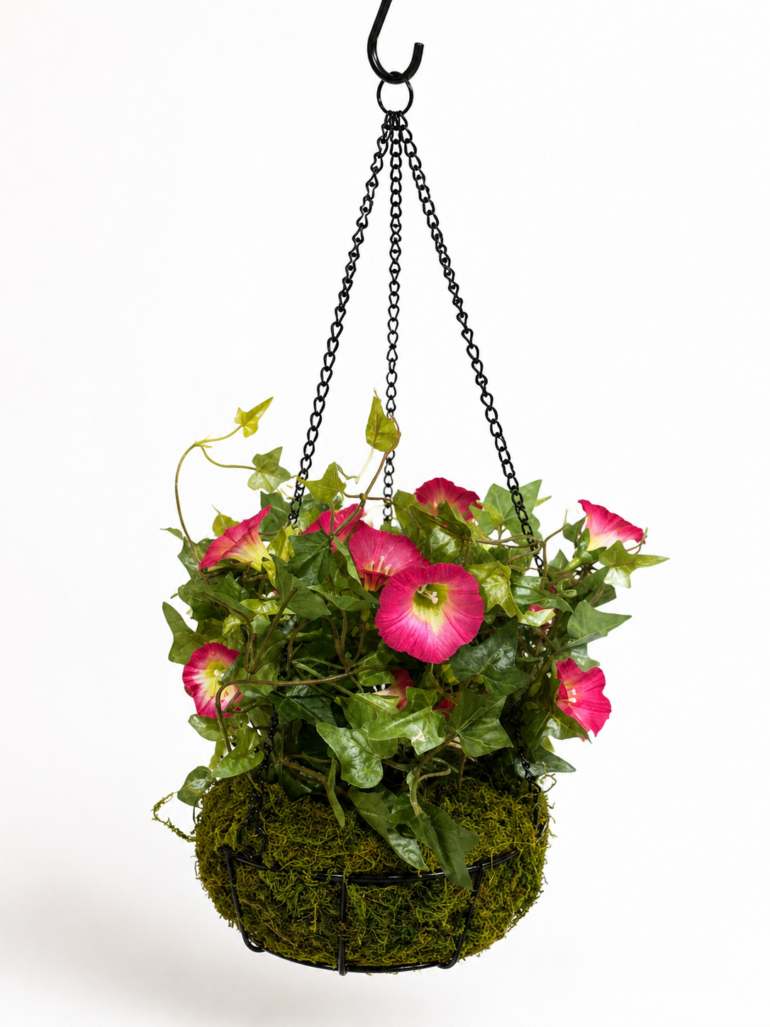 Artificial Hanging Petunia Flower Basket