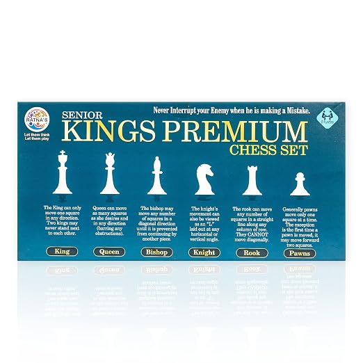 RATNA'S Strategy Game Kings Premium Chess Set for Kids with Logical and Strong Mind to Enhance Their Logical Thinking and Concentration