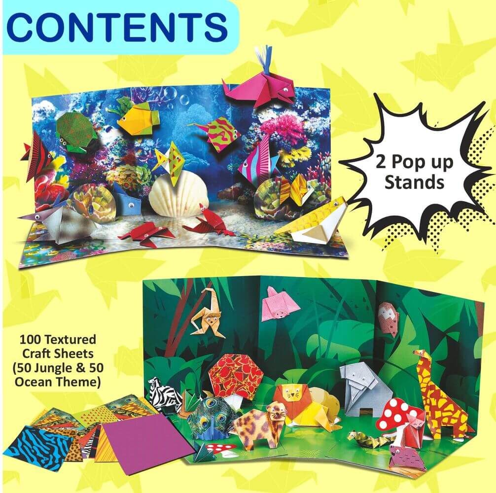 Double Fun Origami | Jungle & Ocean
