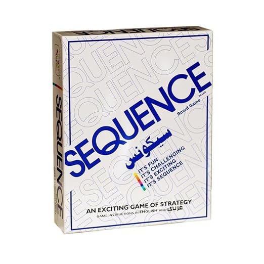  Sequence, Strategy Game, Card Game, Board Game for Kids, Adults, Families, Educational, 2 to 12 Players Educational and Party Game for Kids Ages 7 Plus (Small)