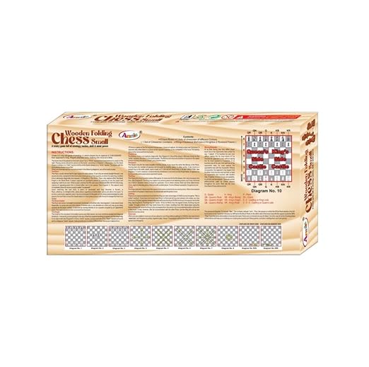 Annie Wooden Folding Chess Set (Big),