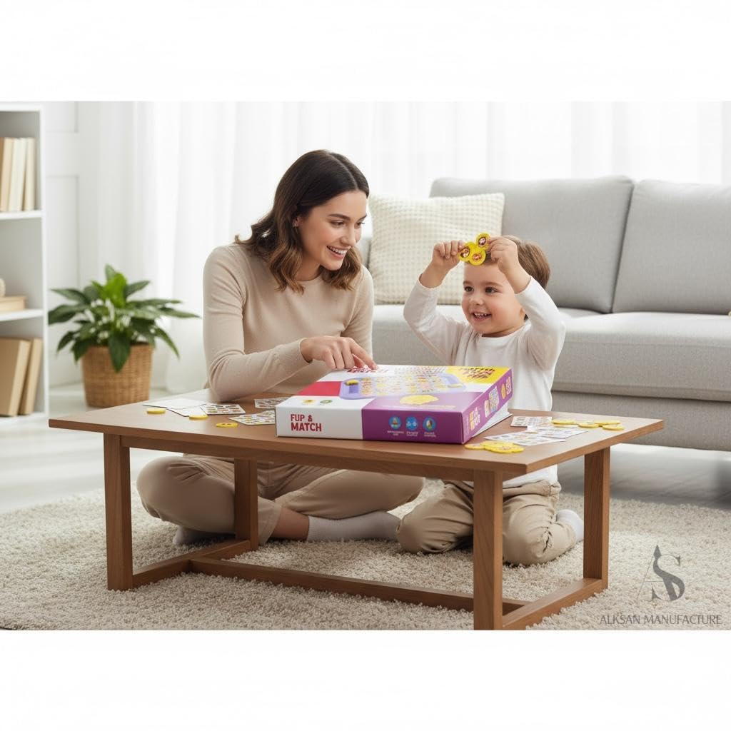 "Flip & Match Playful Fun Time" memory matching board game, 