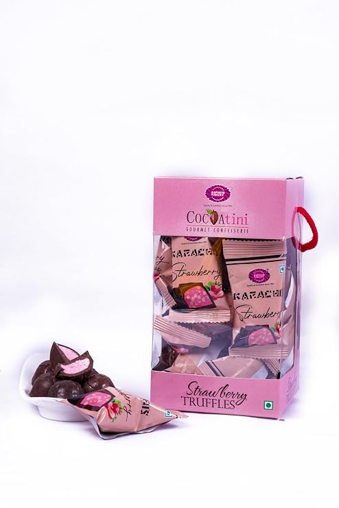 CocOAtini Strawberry Truffles