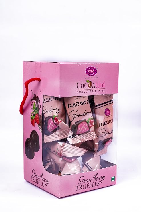 CocOAtini Strawberry Truffles