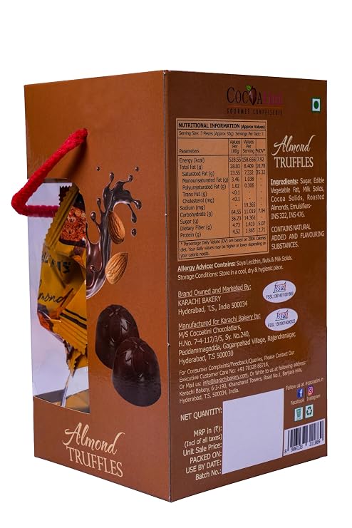 Cocoatini Almond Truffles 250g by Karachi Bakery