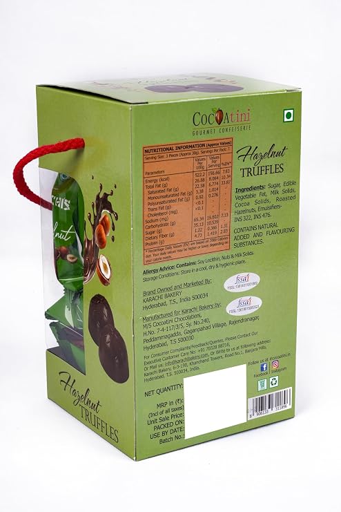 Cocoatini Hazelnut Truffles 250g by karachi bakery