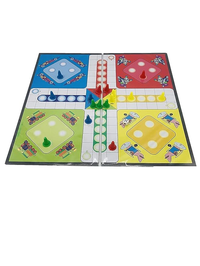 Ajanta Games Holiday Special 5 in 1 Premium Board Game Set, Includes Chess, Ludo, Snakes & Ladders, Business and Crossword, for Ages 3-15 Years