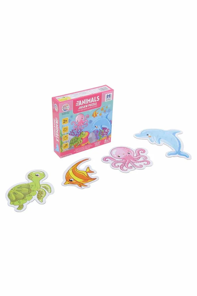 Baby Jigsaw Sea Animals Puzzles For Kids