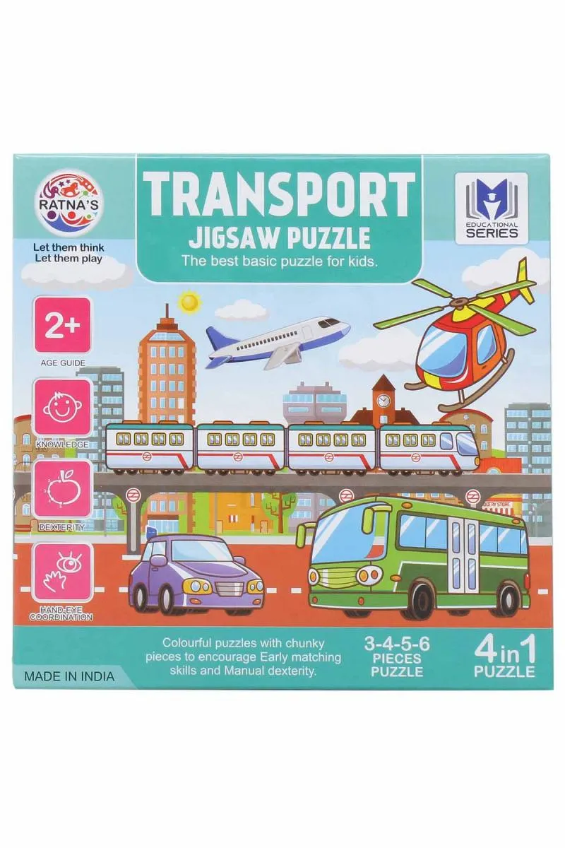 Baby Jigsaw Transport Puzzles For Kids