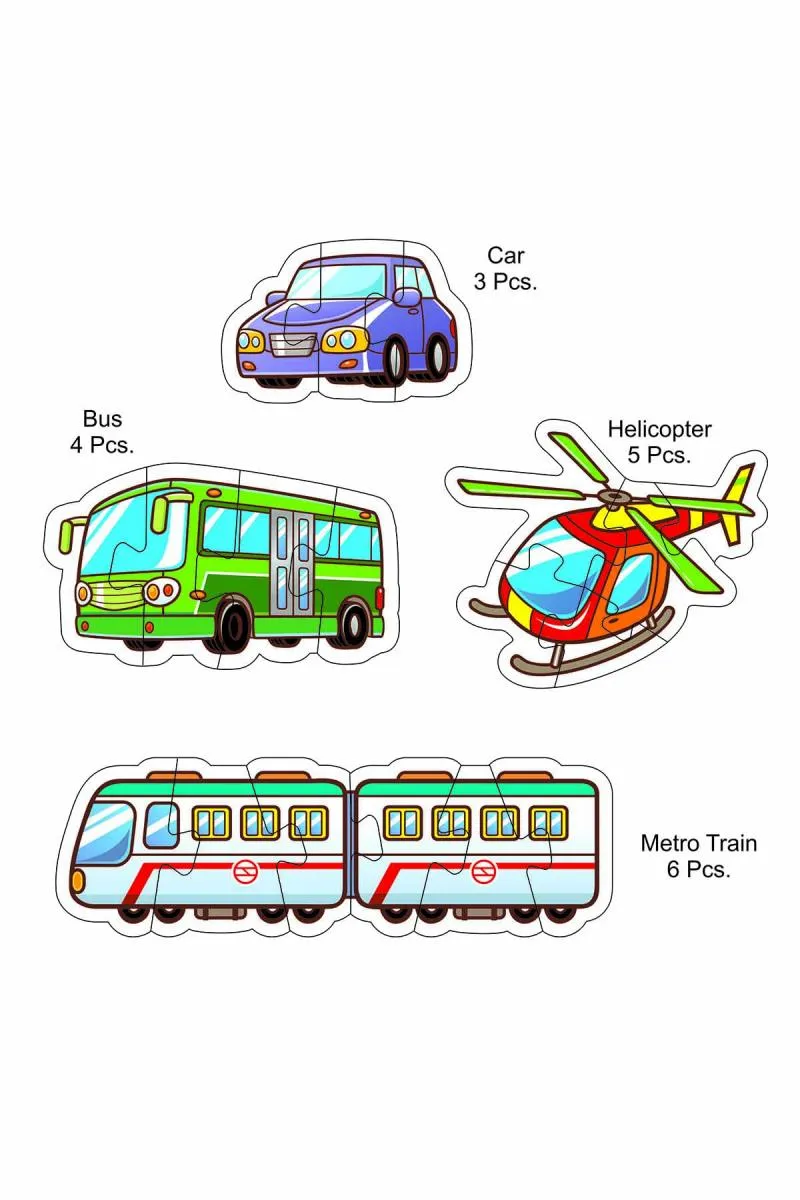 Baby Jigsaw Transport Puzzles For Kids