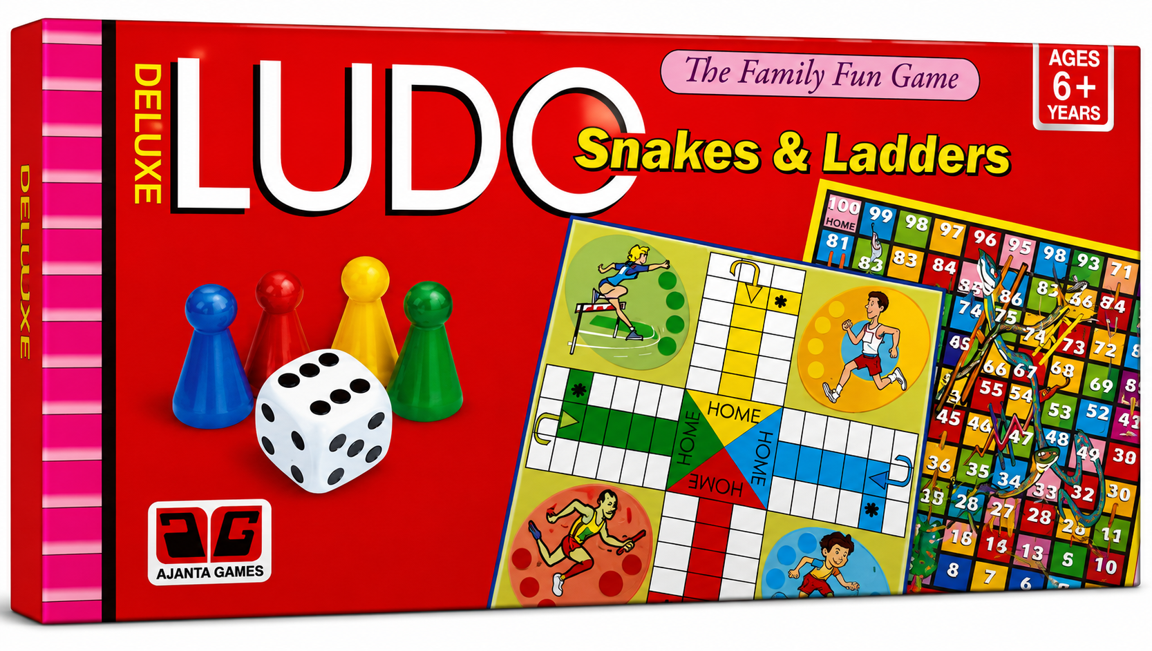 Ajanta Games Deluxe Ludo & Snakes & Ladders