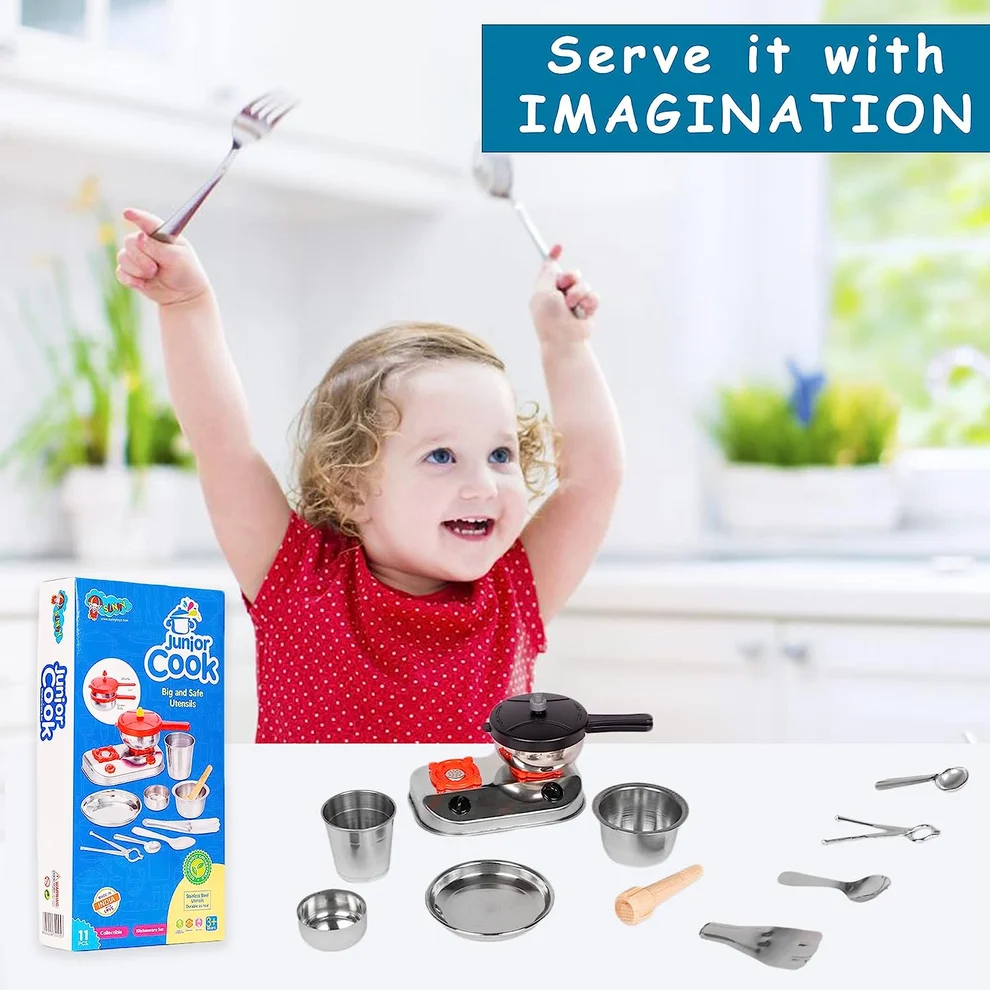 Plastic SUNNY JUNIOR COOK KITCHEN SET FOR KIDS, Child Age Group: 4-6 Yrs