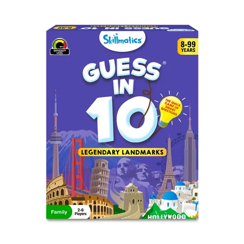 Guess in 10: Legendary Landmarks | Trivia Card Game (ages 8+)