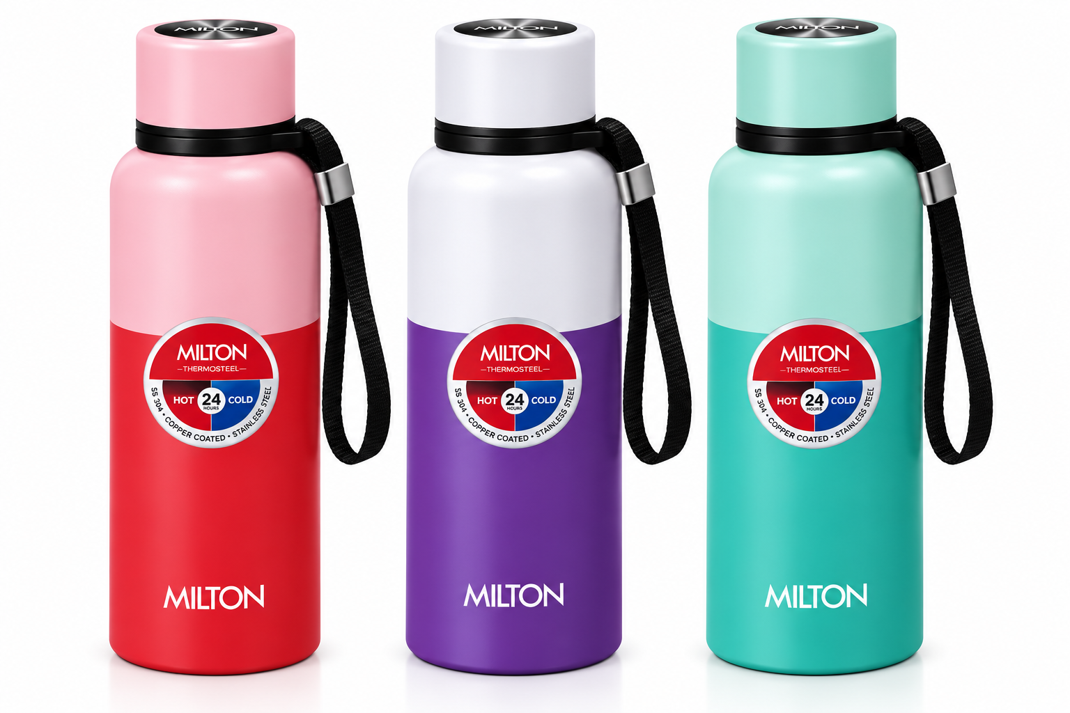 Milton Thermosteel Ancy 500 Vacuum Insulated Water Bottle | 500 ml | Stainless Steel | Hot & Cold | Leak Proof