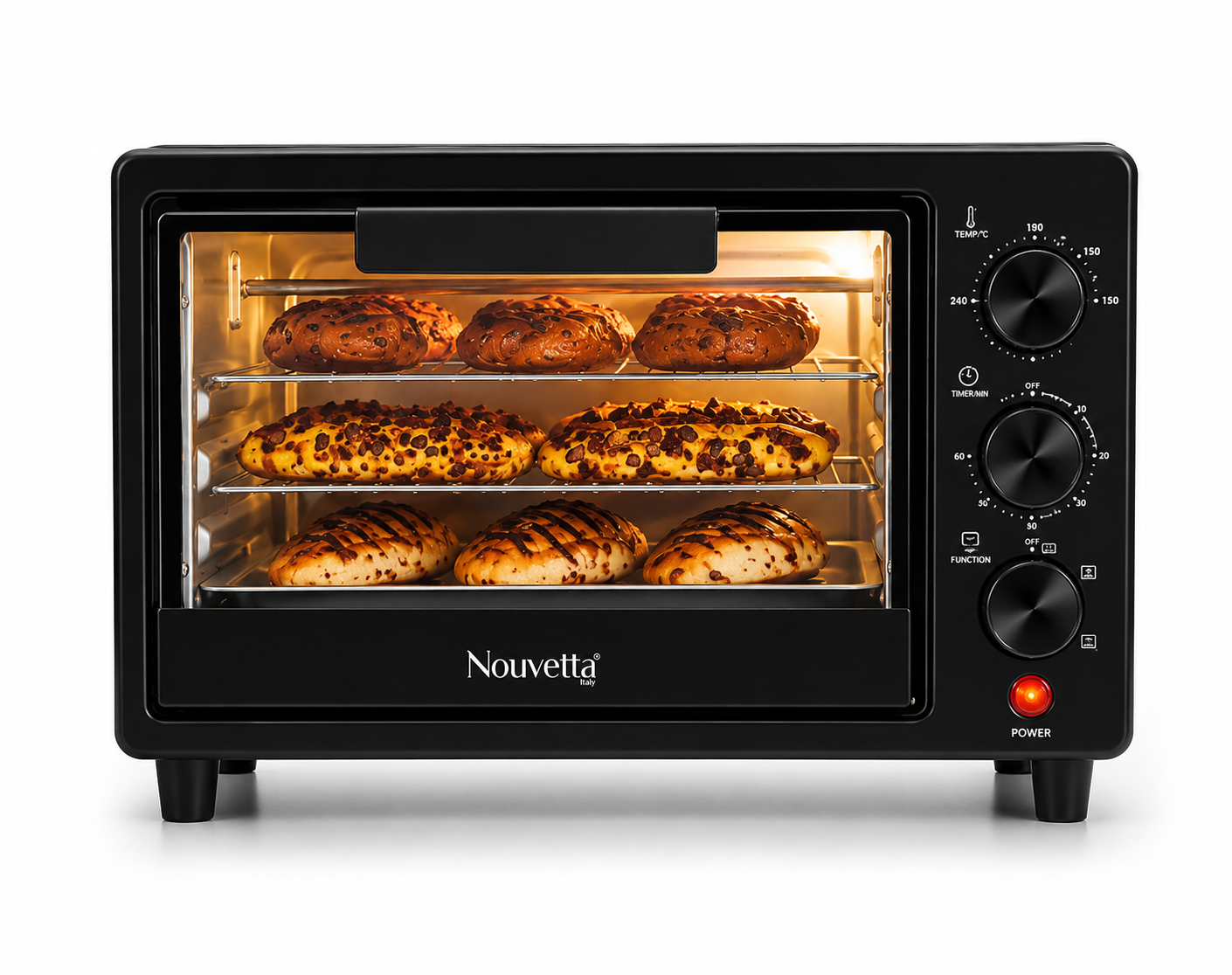 Nouveta Primo Oven Toaster Griller (OTG) – 10 Litre, 750W