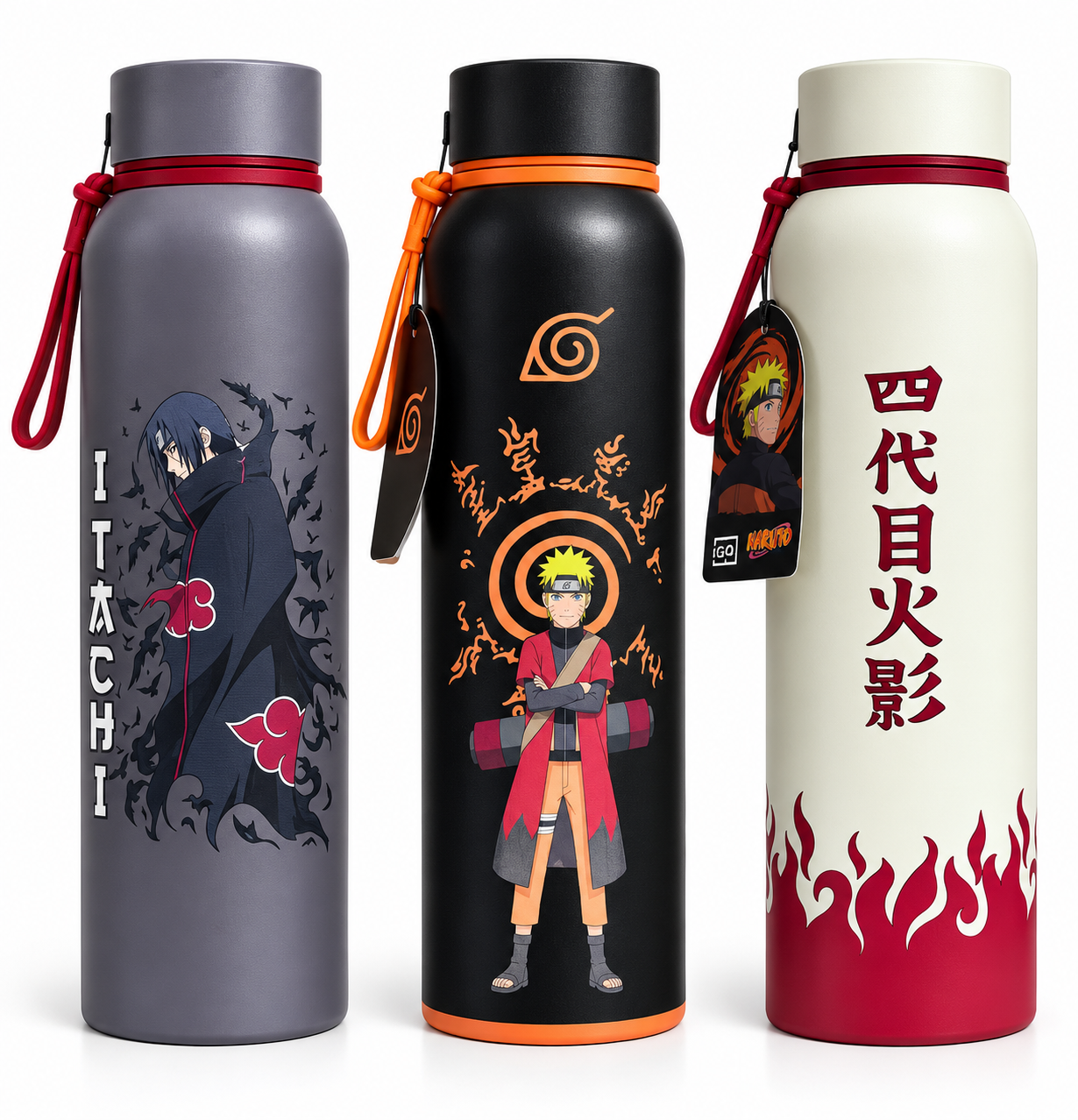 pexpo Stainless Steel Water Bottle Naruto 1000 - Fourth Hokage 980ml