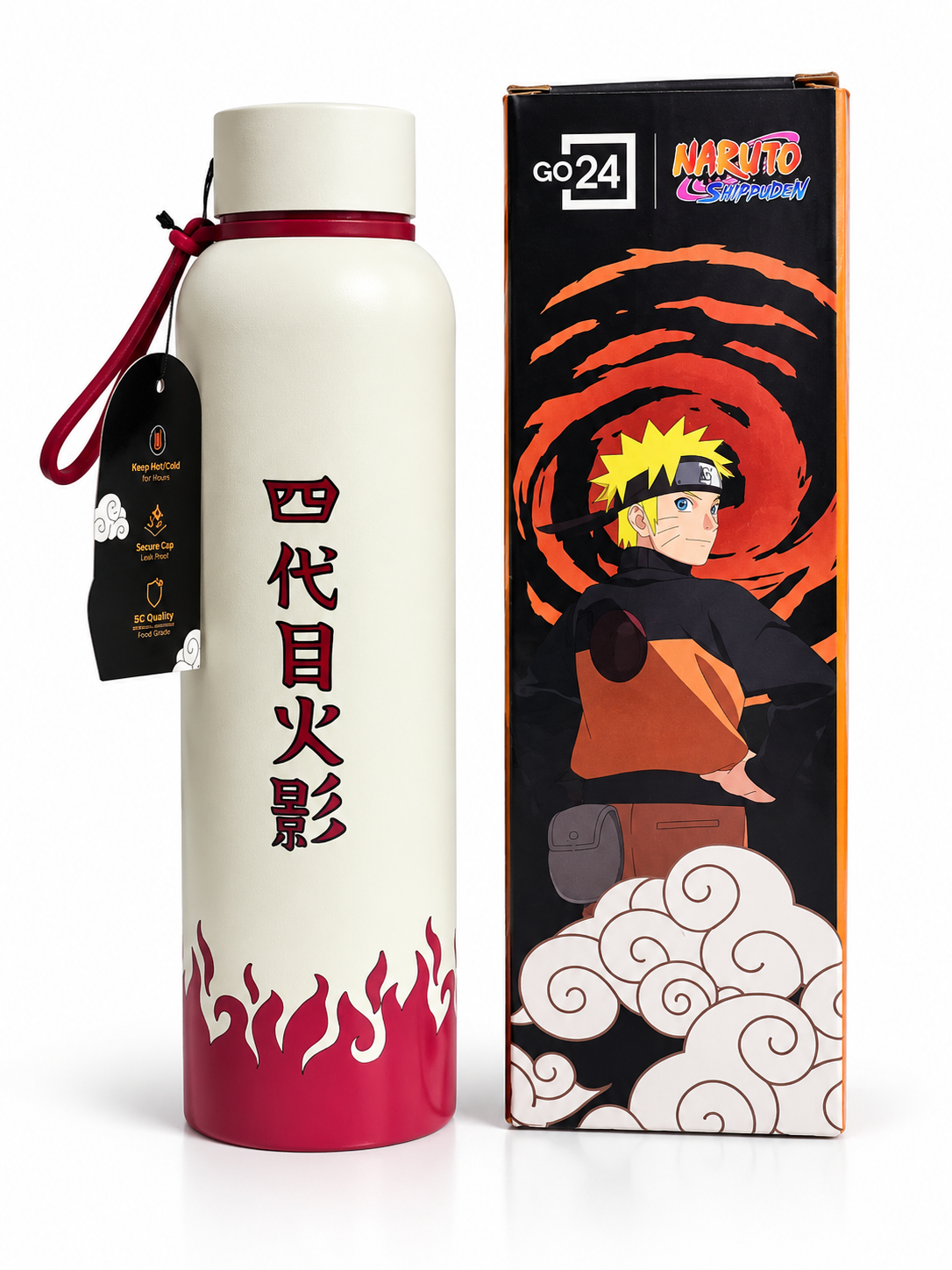 pexpo Stainless Steel Water Bottle Naruto 1000 - Fourth Hokage 980ml