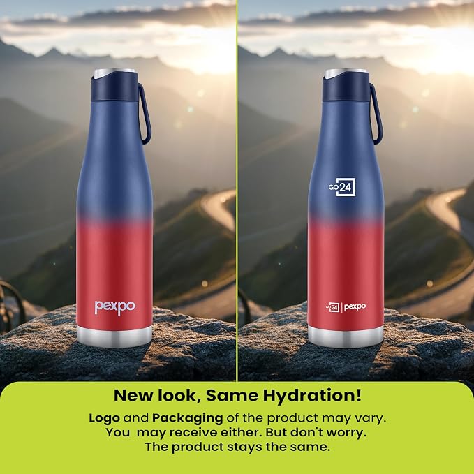 Go24 pexpo Stainless Steel Water Bottle Ignite